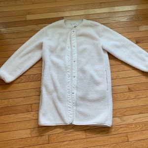 Aritzia Wilfred Free Sherpa Long Liner Jacket